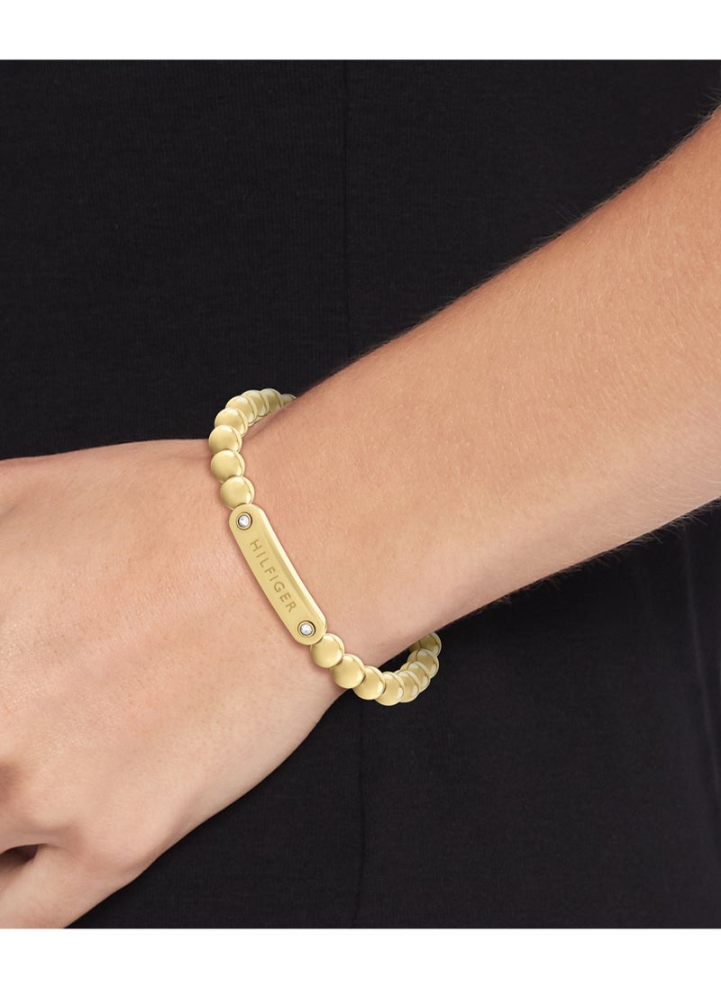 TOMMY HILFIGER TH JEWELRY METAL BEADS WOMENS STRETCH BRACELET - 2780935  - Image 2