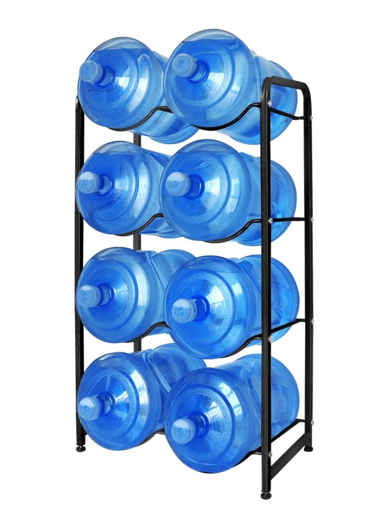 DubaiGallery 5 Gallon Water Bottle Holder 8 Tier Water Jug Rack 8-Tier Water Bottle Rack Reinforced Steel Rack for Water Storage Water Bottle Storage Rack - Image 1