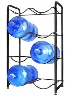 DubaiGallery 5 Gallon Water Bottle Holder 8 Trays Water Jug Rack 5-Tier Water Bottle Rack Reinforced Steel Rack for Water Storage Water Bottle Storage Rack for 10 Bottles  - Image 2