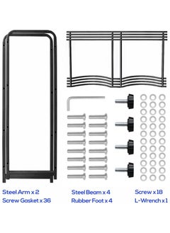 DubaiGallery 5 Gallon Water Bottle Holder 8 Trays Water Jug Rack 5-Tier Water Bottle Rack Reinforced Steel Rack for Water Storage Water Bottle Storage Rack for 10 Bottles  - Image 4