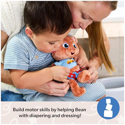 Ms. Rachel Potty Time with Bean, 11” Plush Teddy Bear with Play Toilet & Accessories, Toddler Toys for Girls & Boys for Ages 18 Months to 3+ - Image 4