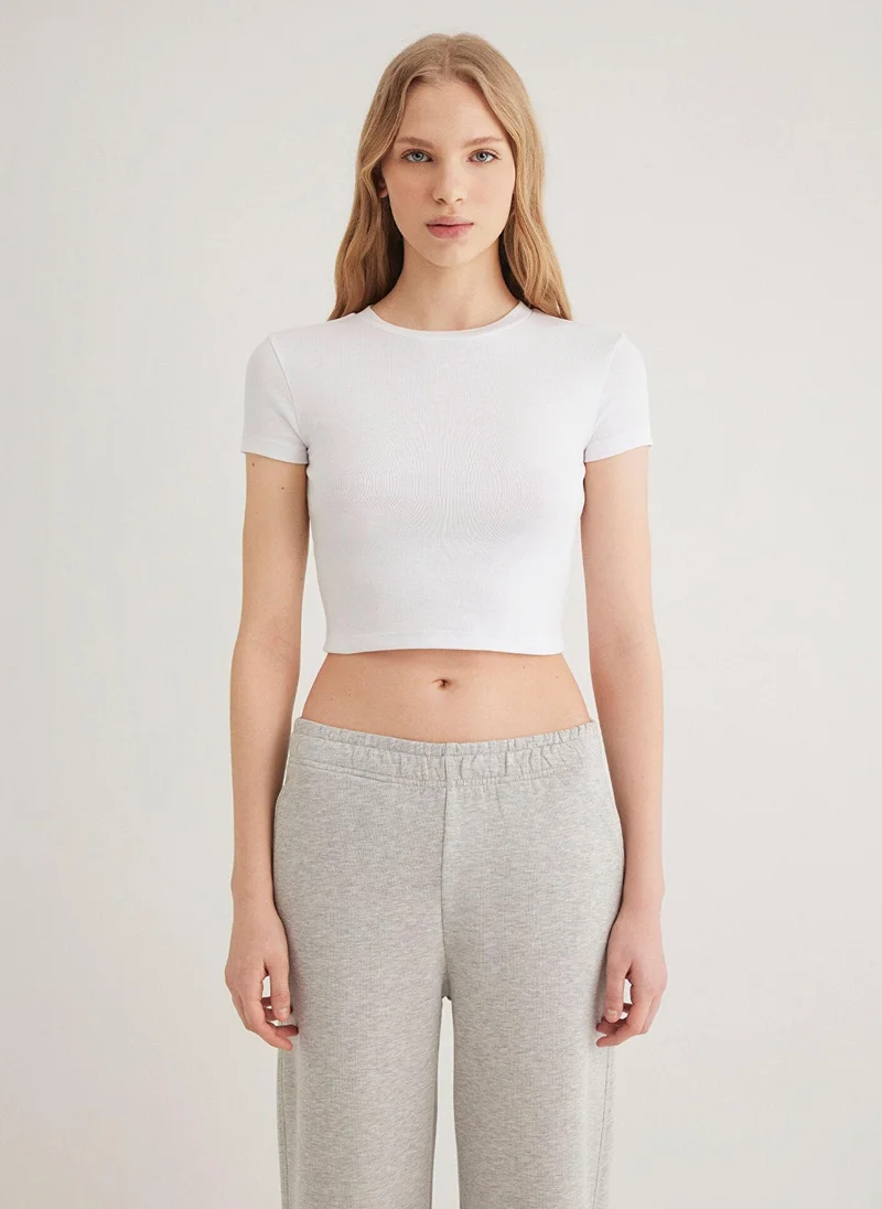 مافي White Basic Top