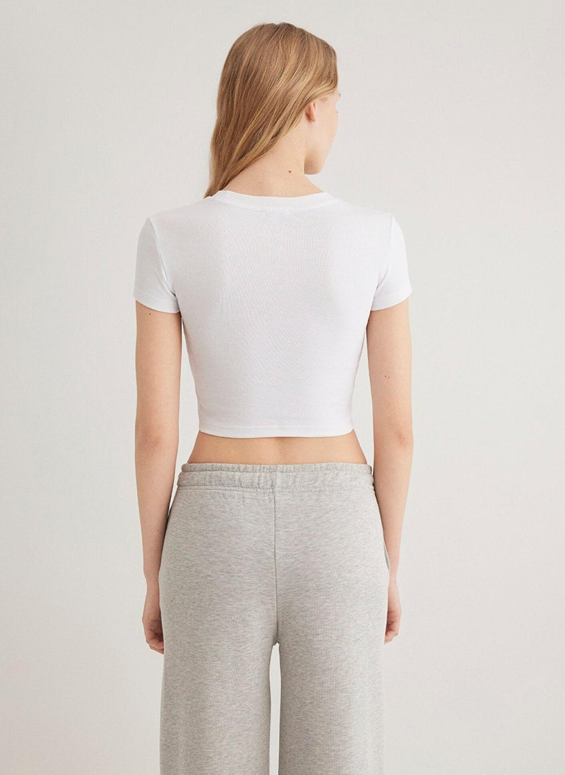 MAVI White Basic Top - Image 4