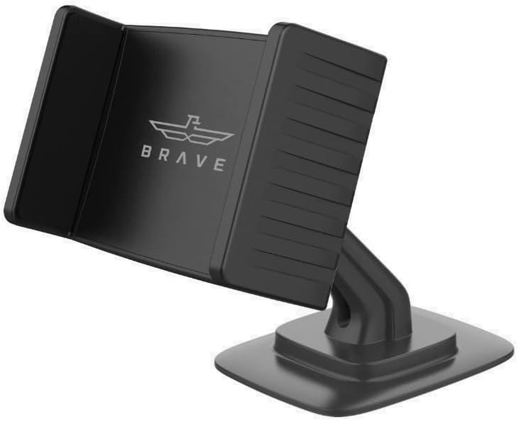 Brave Car Mobile Phone Holder 2-in-1 Universal Air Vent and Dashboard Device Holder with Strong Adhesion - Image 1