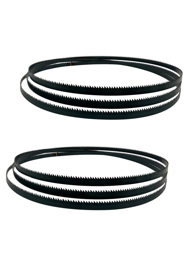 FOXBC 72 Inch X 1/4 Inch X 14 TPI Bandsaw Blades Wood Cutting for Delta 28-140, Wen 3962 10-inch Band Saw - 2 Pack - Image 1