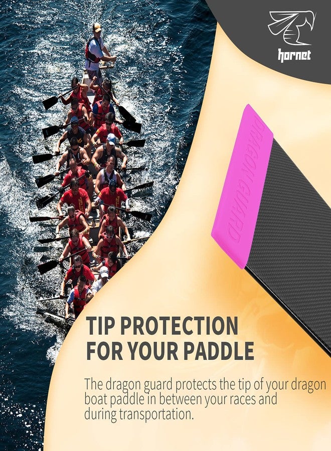 Dragon Guard (Pink) - Tip Protector for Boat Paddles - Image 2