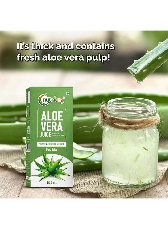 nutriorg عصير نوتريورغ من الألوة فيرا وتريبيلا 500 مل (مجموعة من 2) - Image 3