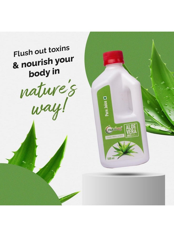 nutriorg عصير نوتريورغ من الألوة فيرا وتريبيلا 500 مل (مجموعة من 2) - Image 4