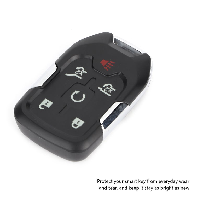 6 Button Car Remote Flip Key Fob Shell Case Fit for Chevrolet Suburban Tahoe Yukon XL 13580802 - Image 2
