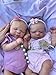Anano Silicone Full Body Reborn Baby Dolls 18 Inch Lifelike Realistic Full Body Twin Dolls Real Life Newborn Twins Baby Girls Anatomically Correct Newborn Babies Realistic Silicone Babies - Image 2