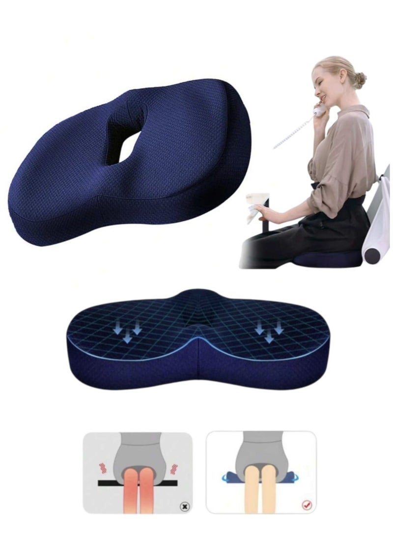 VARITEKS Soft Comfortable Memory Foam Seat Cushion Orthopedic Pain Relief Seat Cushion For Car Office Wheelchair - Image 1