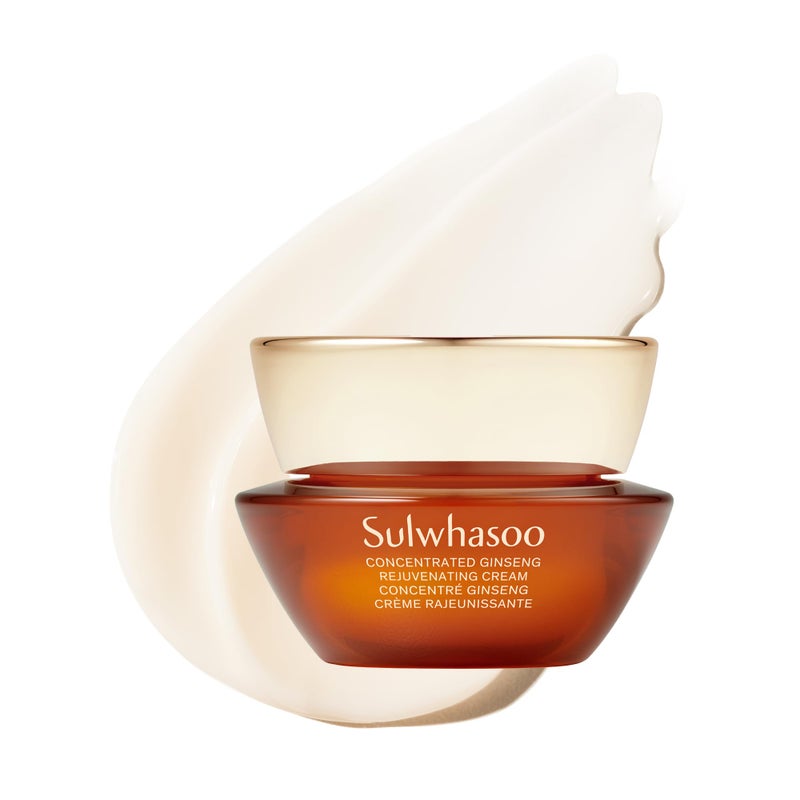 Sulwhasoo Concentrated Ginseng Rejuvenating Cream Mini â€“Visibly Plump Skin & Wrinkles | Anti-Aging Deep Hydration Moisturizer with Korean Ginseng Actives, Ginseng Peptide & Vitamin C | Korean Skincare - Image 1