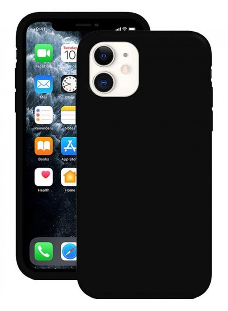 CATANES Protective Soft Silicone Case Cover for iPhone 11 - Black - Image 1