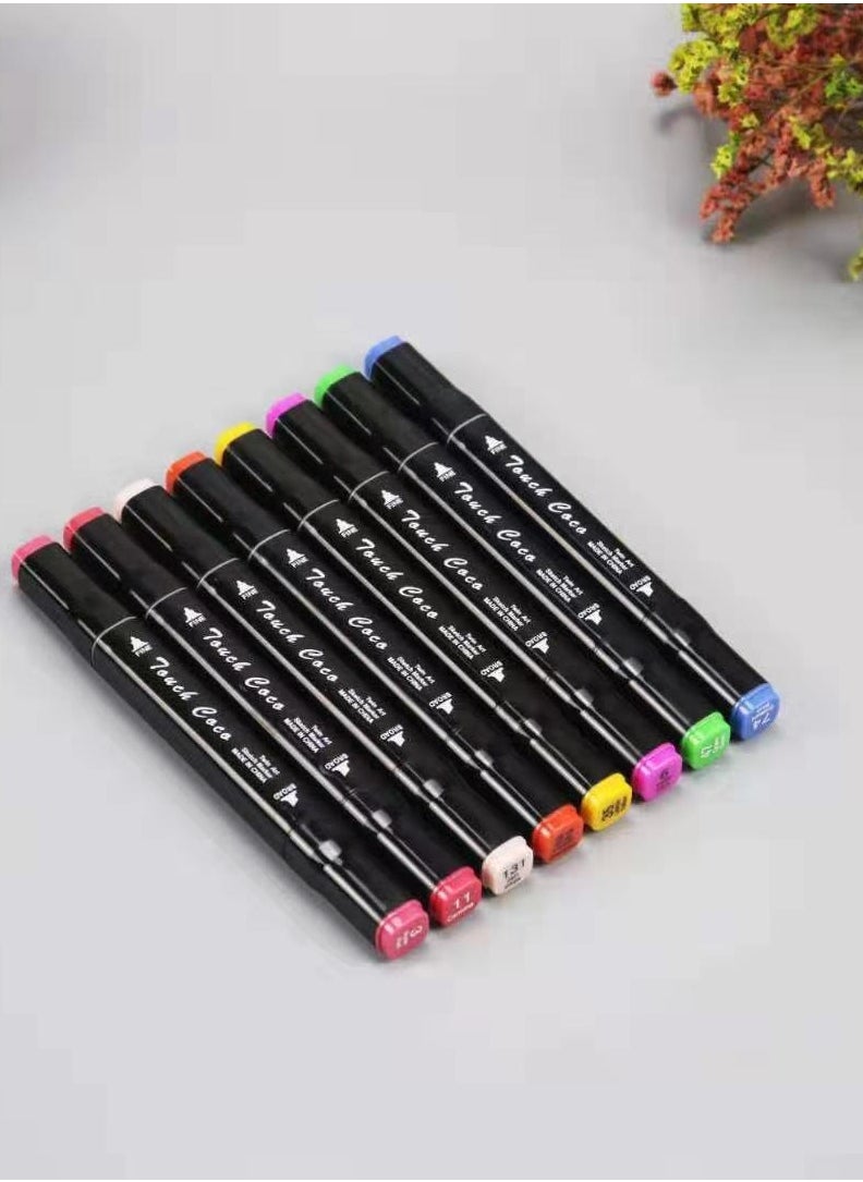 Touch - 80-piece double-sided color marker painting pen set - Image 1