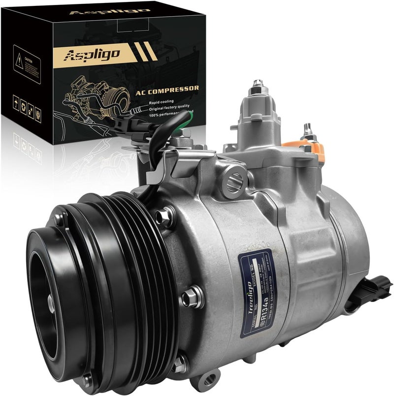 Aspligo AC Compressor for Ford Edge, Fusion & Lincoln MKZ (2013-2020) with A/C Clutch - Image 1