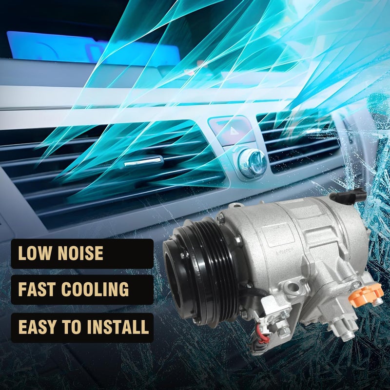 Aspligo AC Compressor for Ford Edge, Fusion & Lincoln MKZ (2013-2020) with A/C Clutch - Image 5
