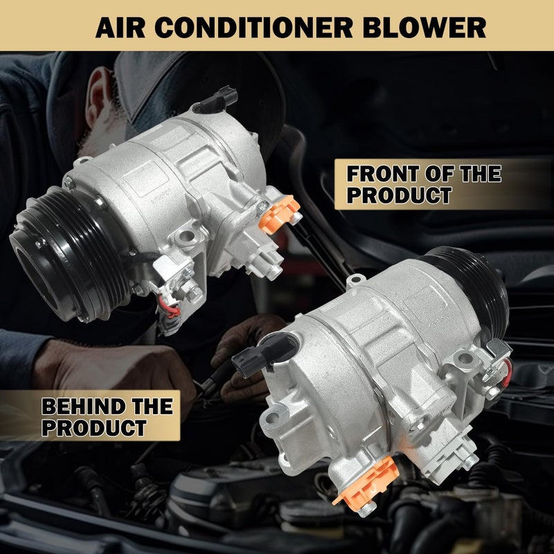 Aspligo AC Compressor for Ford Edge, Fusion & Lincoln MKZ (2013-2020) with A/C Clutch - Image 4