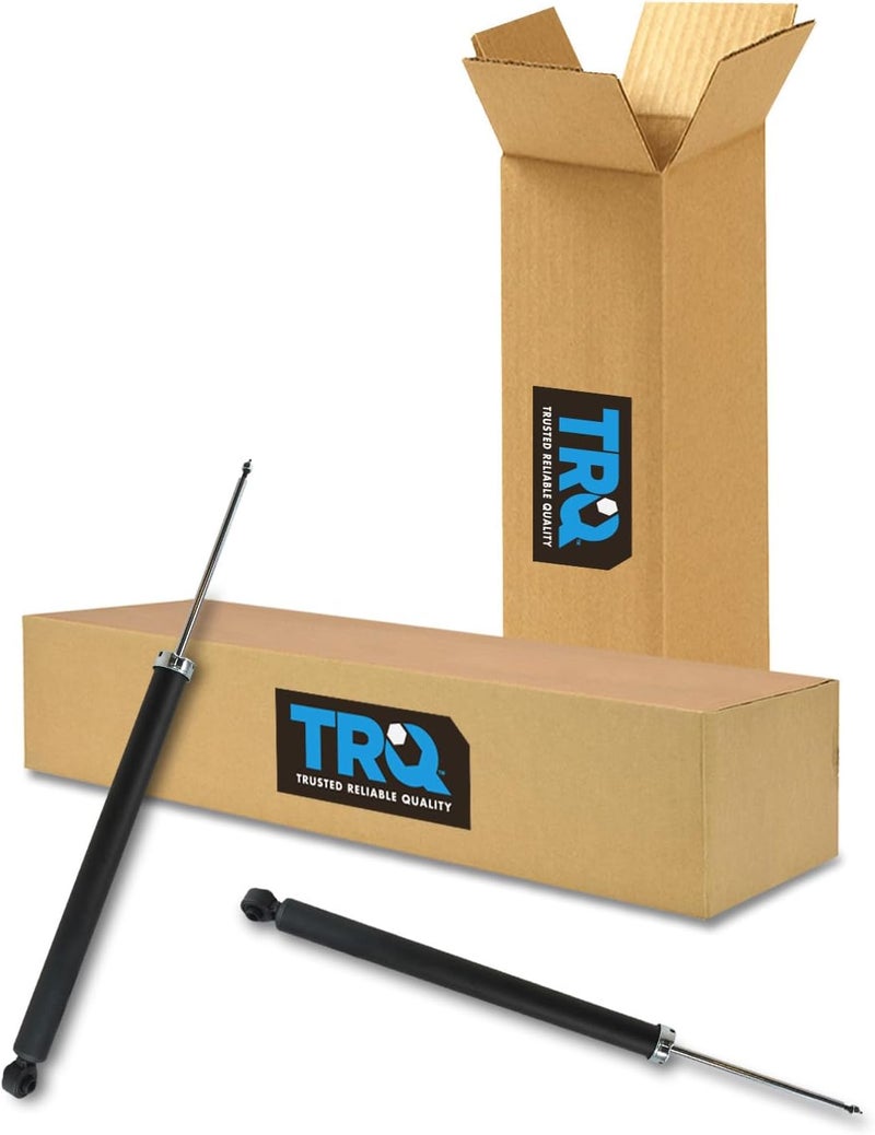 TRQ Rear Shock Absorber Set Compatible with 2008-2013 Volvo C30 2004-2011 S40 2005-2011 V50 - Image 1