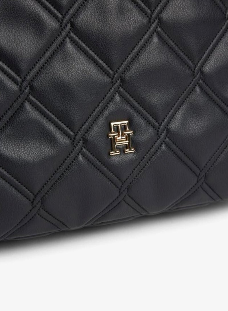 TOMMY HILFIGER Monogram Quilted Tote Bag - Image 5