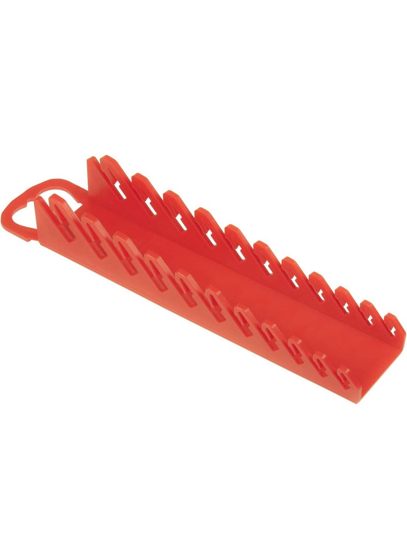 Ernst Manufacturing Ernst Manufacturing 5076-Red Gripper Stubby Wrench Organizer, 11 Tool, Red  - Image 1