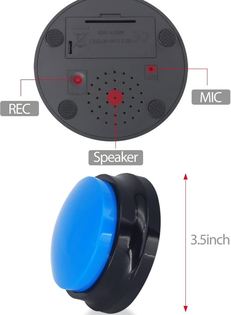 زر تسجيل الصوت، أزرار الكلاب للتواصل، جرس تدريب الحيوانات الأليفة، تسجيل وتشغيل لمدة 30 ثانية، هدية مضحكة للدراسة أو المكتب أو المنزل (واحد عشوائي) - Image 2