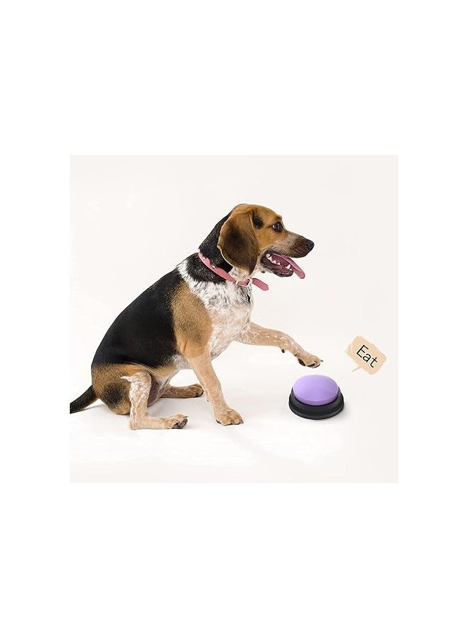 زر تسجيل الصوت، أزرار الكلاب للتواصل، جرس تدريب الحيوانات الأليفة، تسجيل وتشغيل لمدة 30 ثانية، هدية مضحكة للدراسة أو المكتب أو المنزل (واحد عشوائي) - Image 3