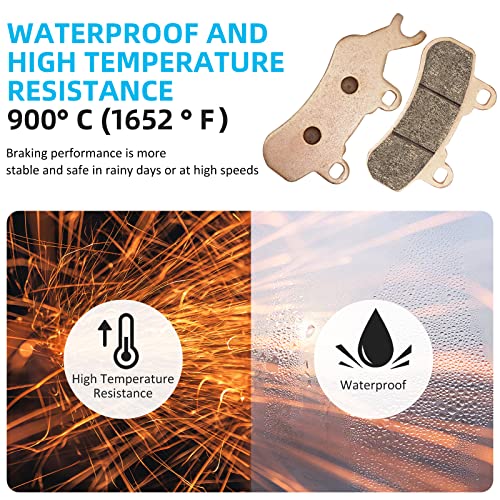 JAVIK Front Rear Brake Pads Sintered for Can-Am Defender HD7/HD8/HD9/HD10 2016-2022 - Image 4