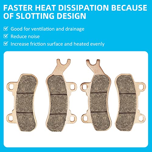 JAVIK Front Rear Brake Pads Sintered for Can-Am Defender HD7/HD8/HD9/HD10 2016-2022 - Image 5