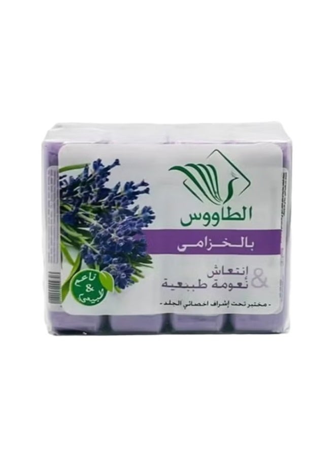 TAOUSS Lavender Soap Violet 125grams 4psc - Image 1