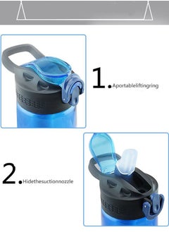 Taiahiro Water Filter Bottle with 2-Stage Integrated Filter Straw for Hiking, Backpacking and Travel  - Image 5