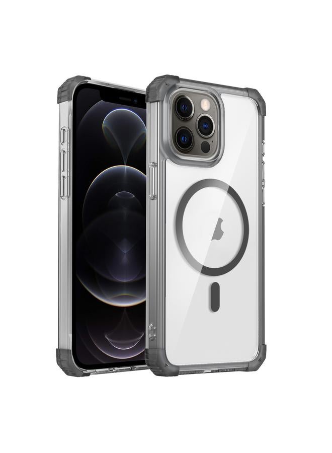 Zaboon Case For iPhone 12 Pro Transparent MagSafe Magnetic Phone Case - Image 1