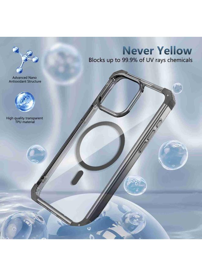 Zaboon Case For iPhone 12 Pro Transparent MagSafe Magnetic Phone Case - Image 2
