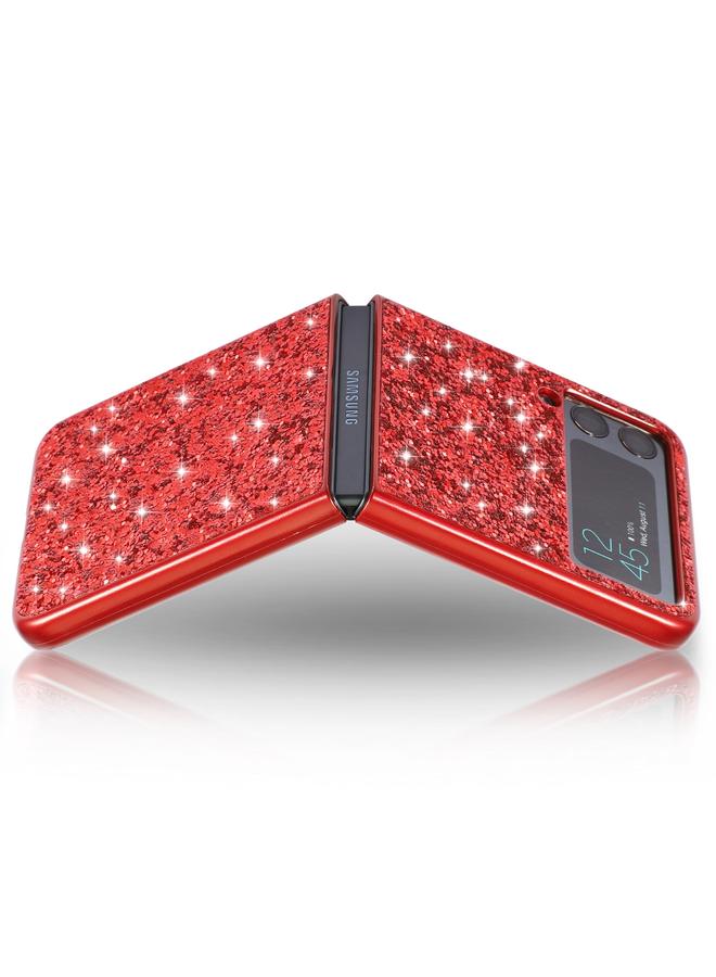 اس-توب جراب لهاتف Samsung Galaxy Z Flip3 5G، جراب واقٍ من مادة TPU المقاومة للصدمات، لامع ومسحوق - Image 5