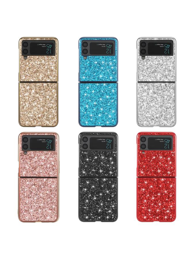 اس-توب جراب لهاتف Samsung Galaxy Z Flip3 5G، جراب واقٍ من مادة TPU المقاومة للصدمات، لامع ومسحوق - Image 2