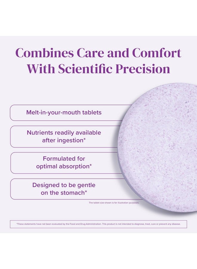 BariMelts Bariatric Multivitamin with Iron, 60 Fast-Dissolving Tablets (1-Month Supply), Sugar-Free Bariatric Vitamins for Women, Natural Blueberry Flavor - Image 4