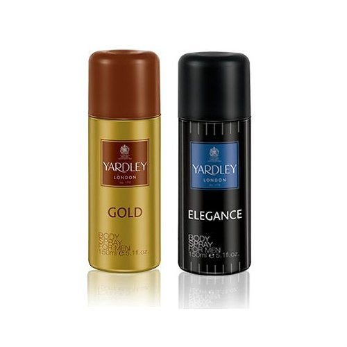 Yardley London Gold-1, Elegance-1 Deospray Combo For Men(Pack Of 2)