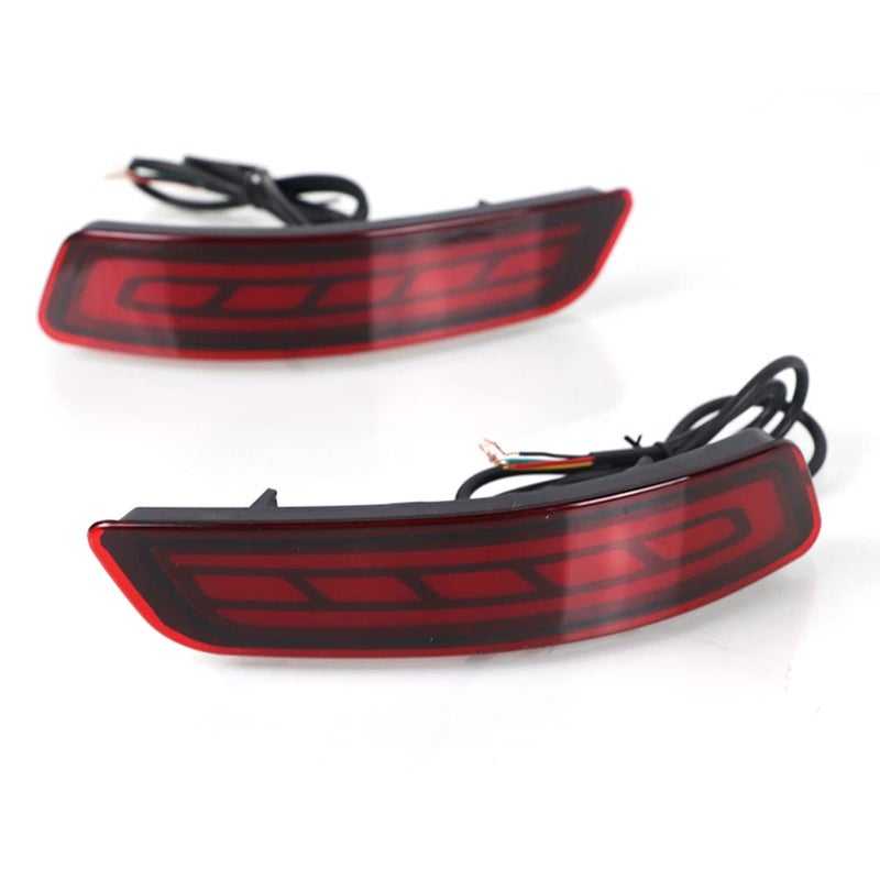 عاكس خلفي LED أحمر لمصباح خلفي لتويوتا كورولا ولكزس إي إس 2014-2018 - Image 5