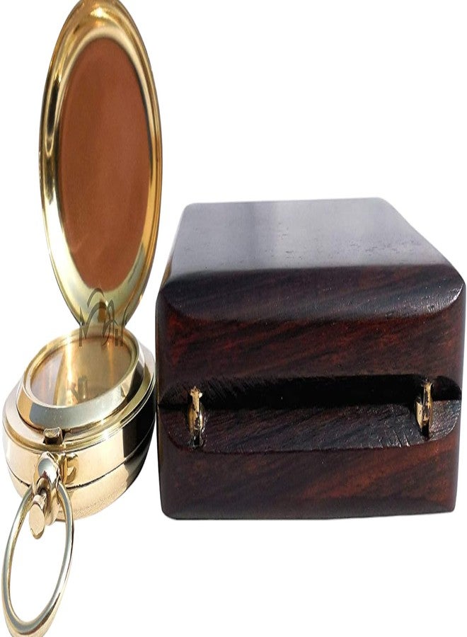MAH Brass Compass Gift with Wooden Box – Inspirational Graduation Gift for Son, Boys, College, High School, Motivational Keepsake for Him, Unique Birthday Gift Idea, Meaningful Keepsake with Card Included - Image 4