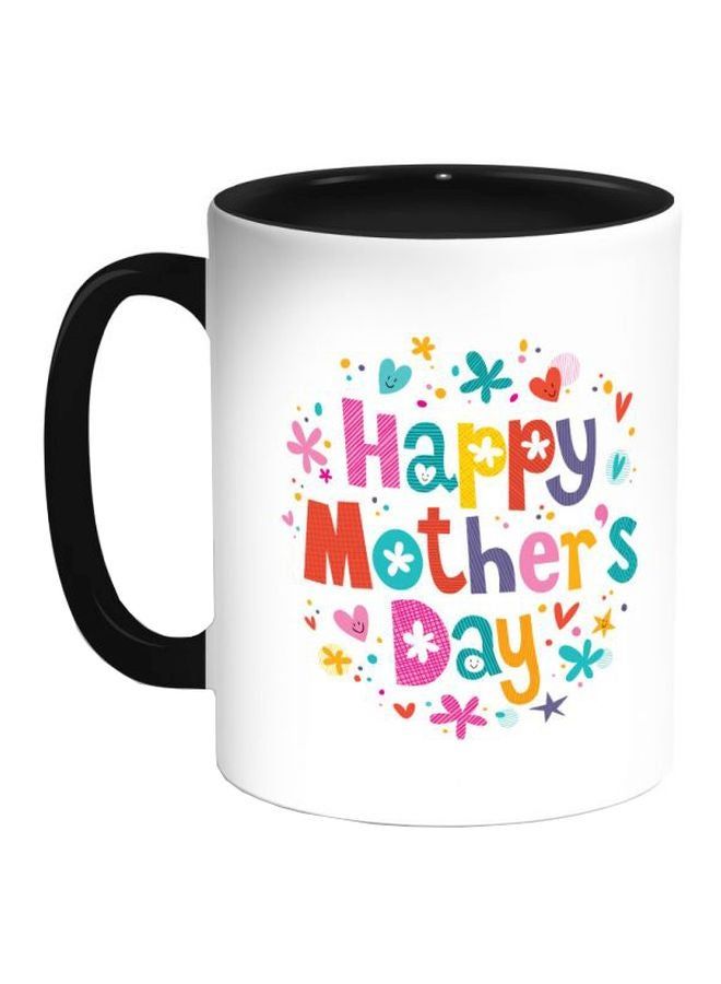 RKN Happy Mother's Day Printed Coffee Mug White/Red/Black - Image 1