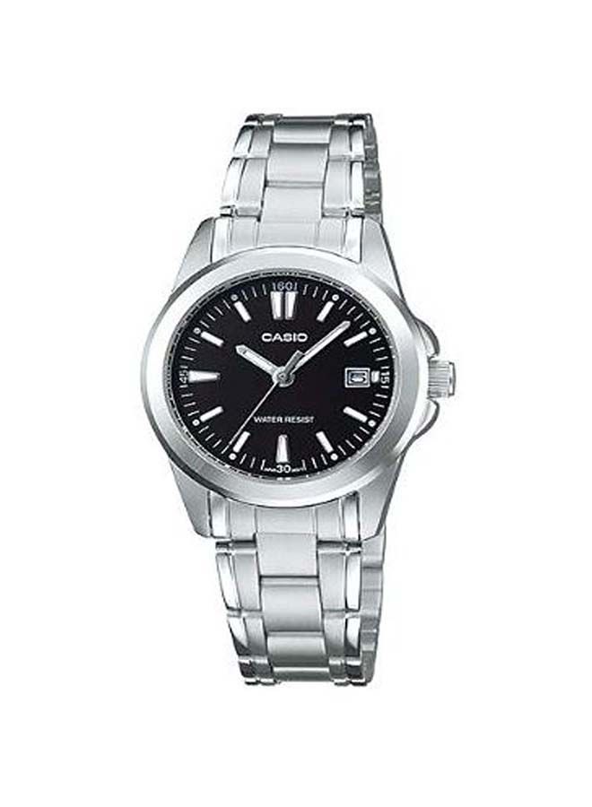 CASIO ساعة يد أنالوج من الفولاذ المقاوم للصدأ LTP-1215A-1A2VDF - 43 مم - فضي - Image 1