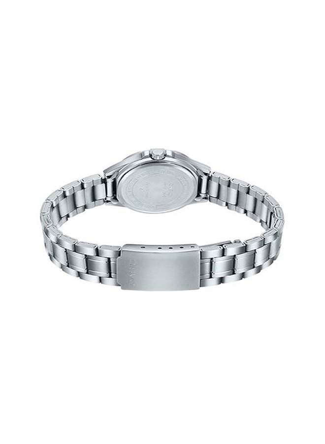 CASIO ساعة يد أنالوج من الفولاذ المقاوم للصدأ LTP-1215A-1A2VDF - 43 مم - فضي - Image 2