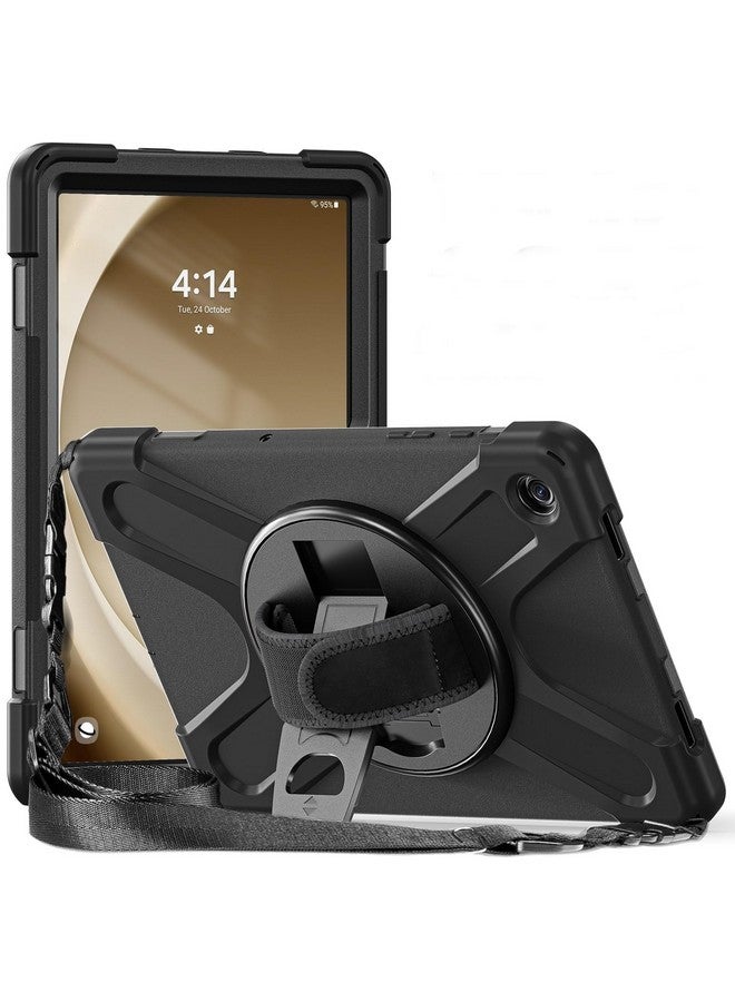 ProElite ProElite Cover for Samsung Galaxy Tab A9 Plus 11 inch Case Cover, Rugged 3 Layer Armor case Cover for Samsung Galaxy Tab A9+ 11 inch Hand Grip and Rotating Kickstand, Black - Image 1