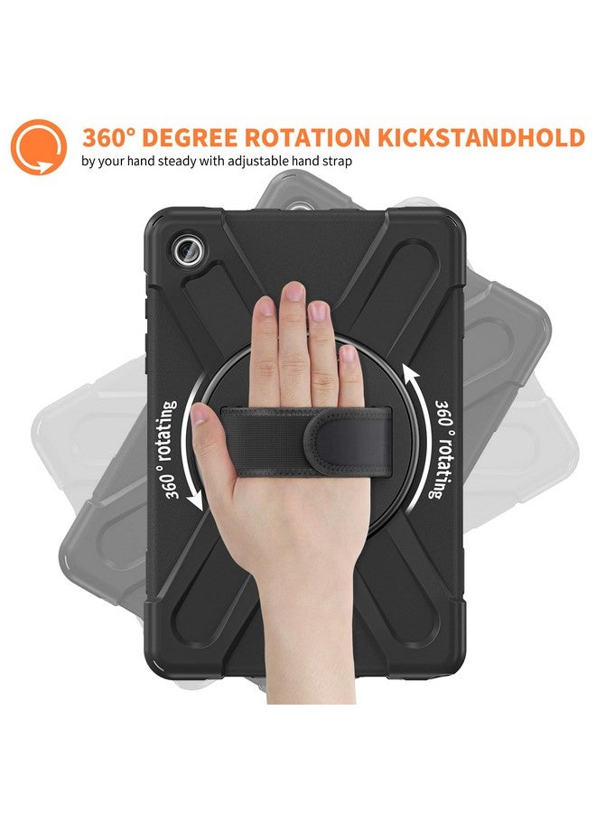 ProElite ProElite Cover for Samsung Galaxy Tab A9 Plus 11 inch Case Cover, Rugged 3 Layer Armor case Cover for Samsung Galaxy Tab A9+ 11 inch Hand Grip and Rotating Kickstand, Black - Image 4