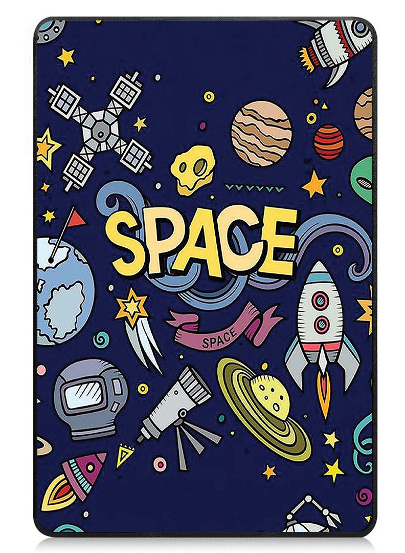 Theodor Protective Flip Case For Apple iPad Pro 13 (2024) With Trifold Stand Auto Wake Sleep Shockproof Cover Space - Image 1