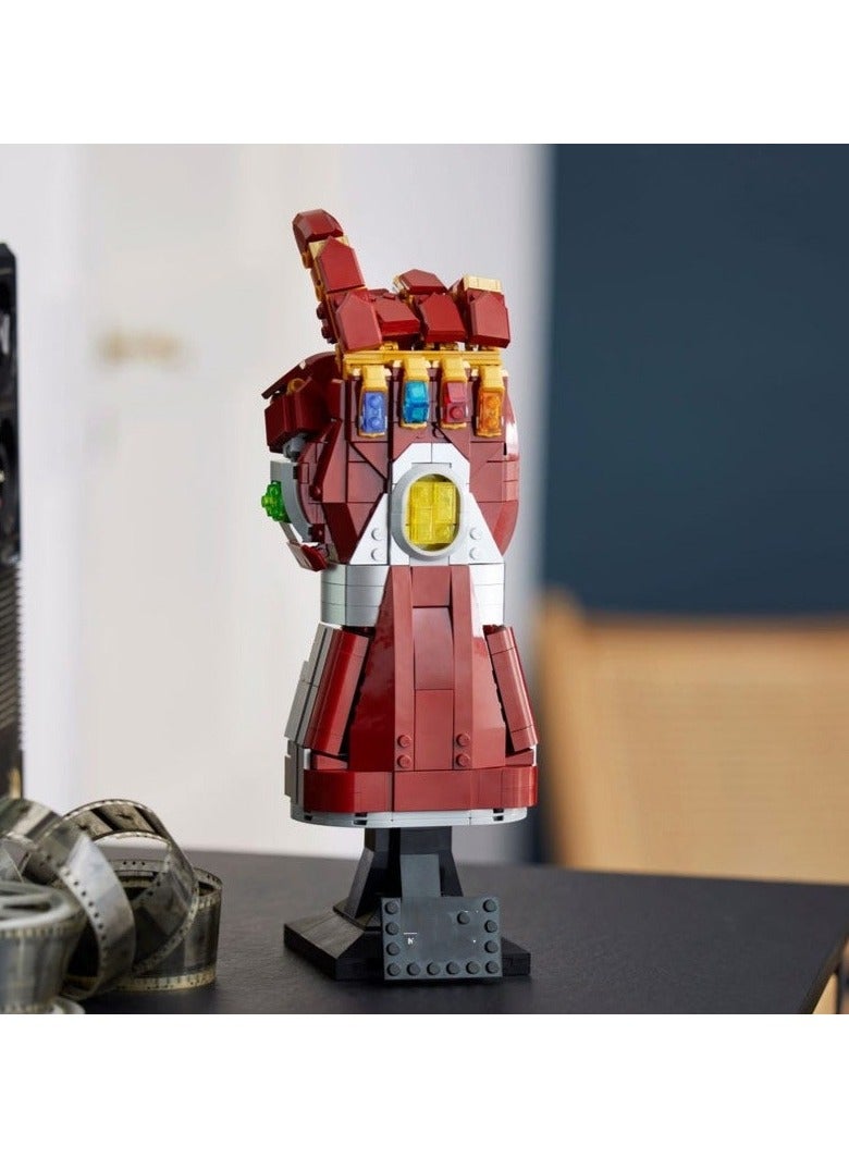 general Iron Warrior Battle Nano Infinity Gauntlet Small Pellet Building Block Toys, Creative Puzzle Models for Kids and Marvel Fans - Image 2