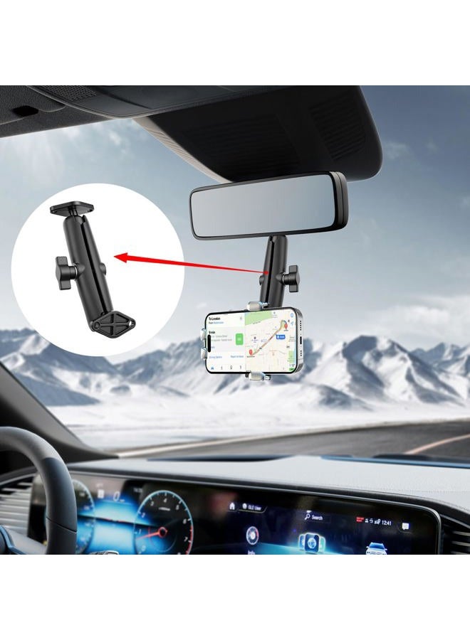 fccairms Metal Double Socket Arm Compatible RAM Mount Arm, 1" Double Ball Adapter, 360° Rotation, Extension Rod for Phone Holder, for Bike, Motorcycle, Truck. (Short) - Image 5