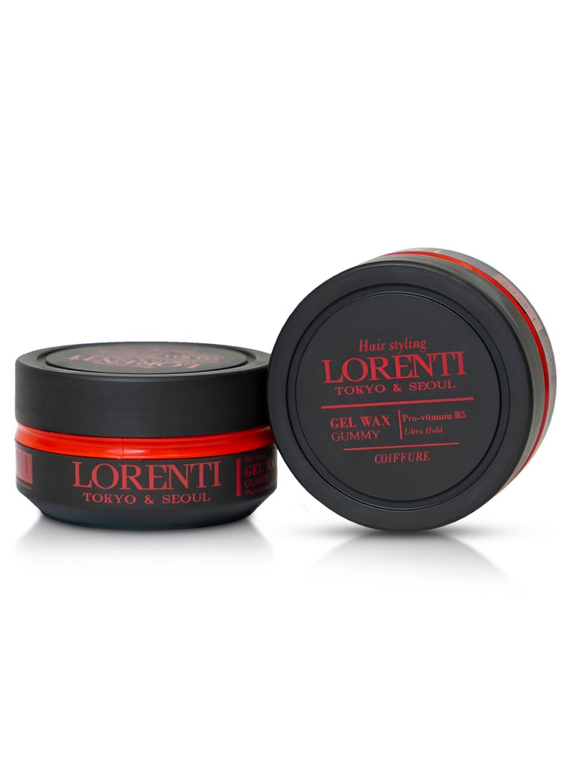 لورنتي شمع تصفيف الشعر للرجال من لورينتي | برو فيتامين ب5 | عقد غائر | الترا هولد | 150 مل (5.07 أونصة) - Image 1