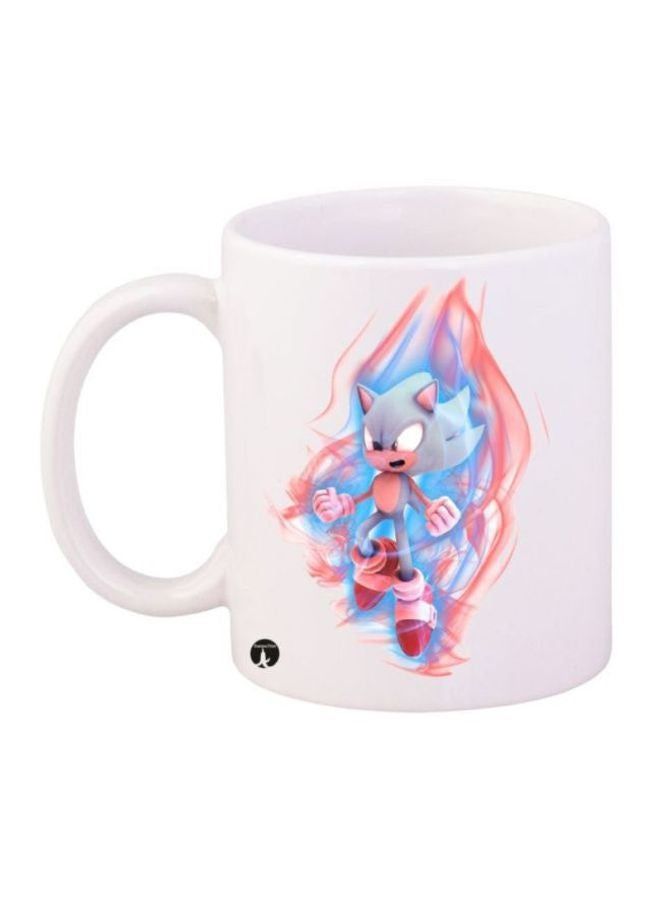RKN Sonic Printed Mug White/Blue/Pink - Image 1