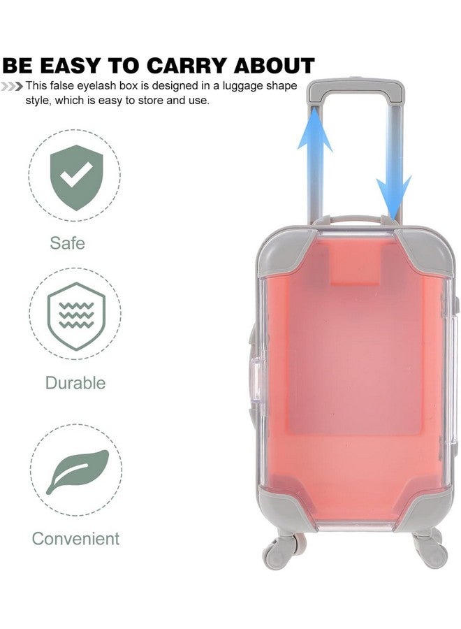 INNPOLE Toy Suitcase for Kids Pretend Play Travel with Rolling Wheels, Handle Luggage Role for Boys & Girls Toddlers Portable Lightweight Pink - Image 5