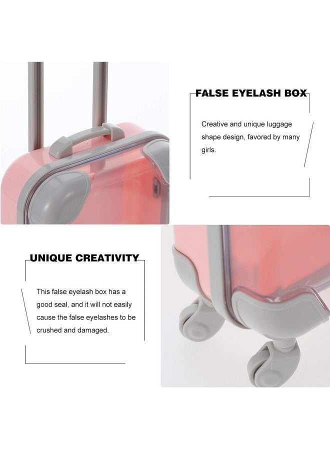INNPOLE Toy Suitcase for Kids Pretend Play Travel with Rolling Wheels, Handle Luggage Role for Boys & Girls Toddlers Portable Lightweight Pink - Image 4